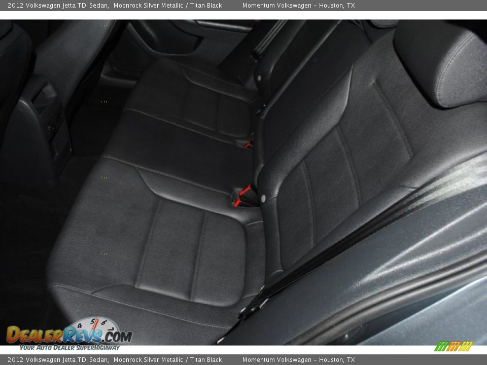 2012 Volkswagen Jetta TDI Sedan Moonrock Silver Metallic / Titan Black Photo #31