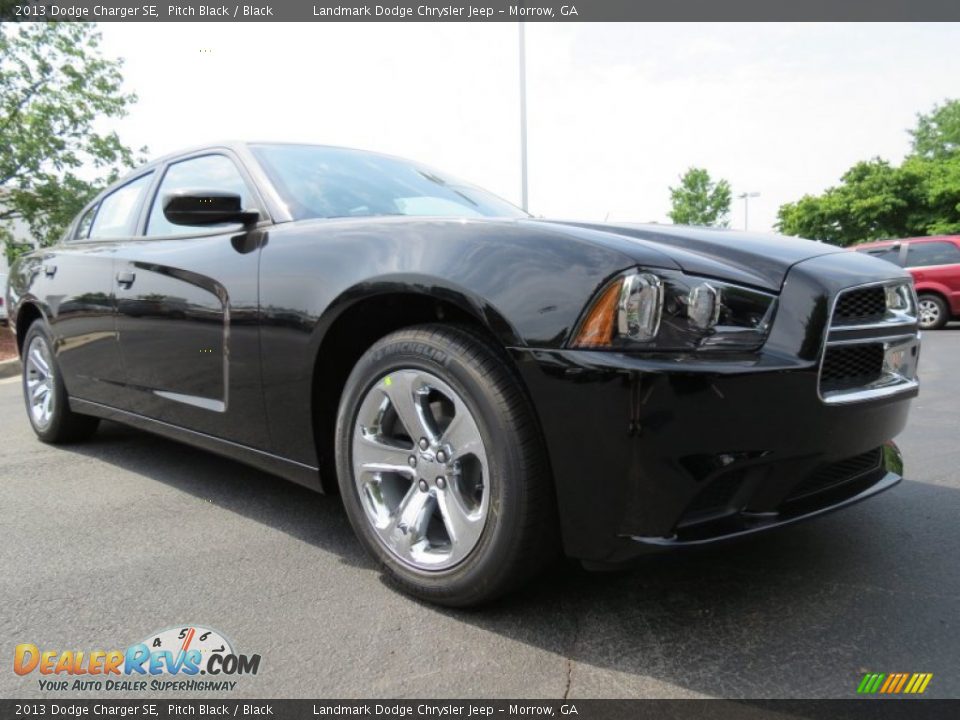 2013 Dodge Charger SE Pitch Black / Black Photo #4