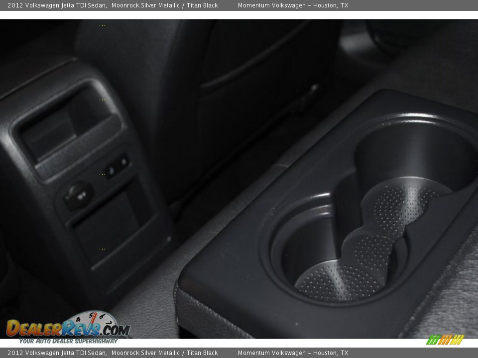 2012 Volkswagen Jetta TDI Sedan Moonrock Silver Metallic / Titan Black Photo #32