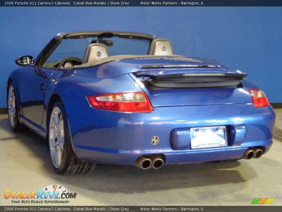 2006 Porsche 911 Carrera S Cabriolet Cobalt Blue Metallic / Stone Grey Photo #17