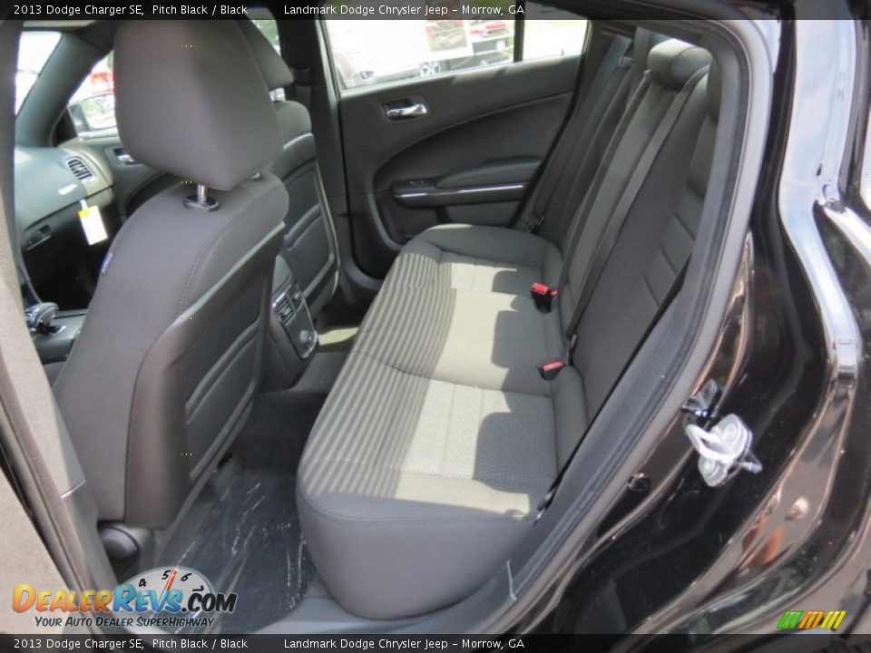 2013 Dodge Charger SE Pitch Black / Black Photo #7