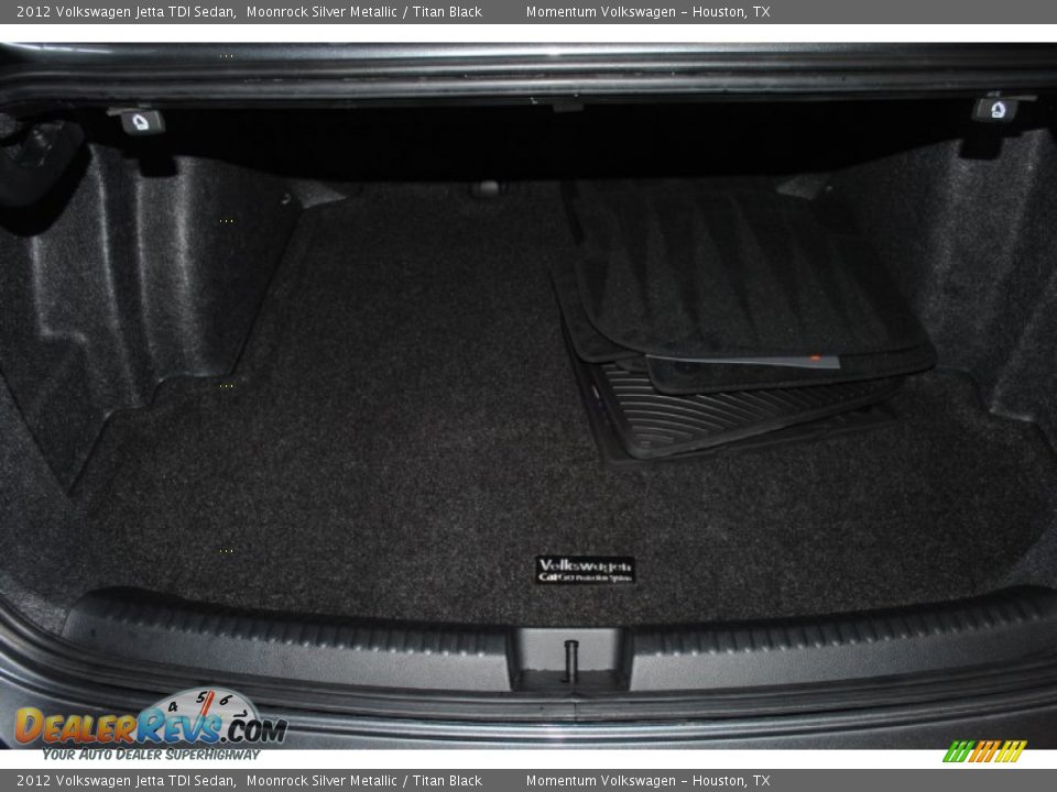2012 Volkswagen Jetta TDI Sedan Moonrock Silver Metallic / Titan Black Photo #35
