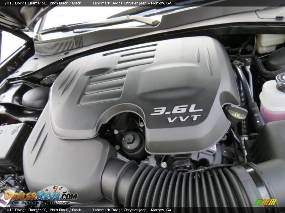 2013 Dodge Charger SE Pitch Black / Black Photo #9