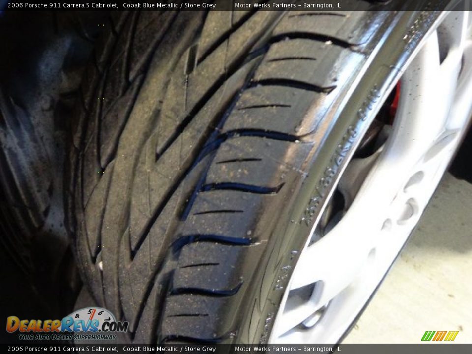 2006 Porsche 911 Carrera S Cabriolet Cobalt Blue Metallic / Stone Grey Photo #22
