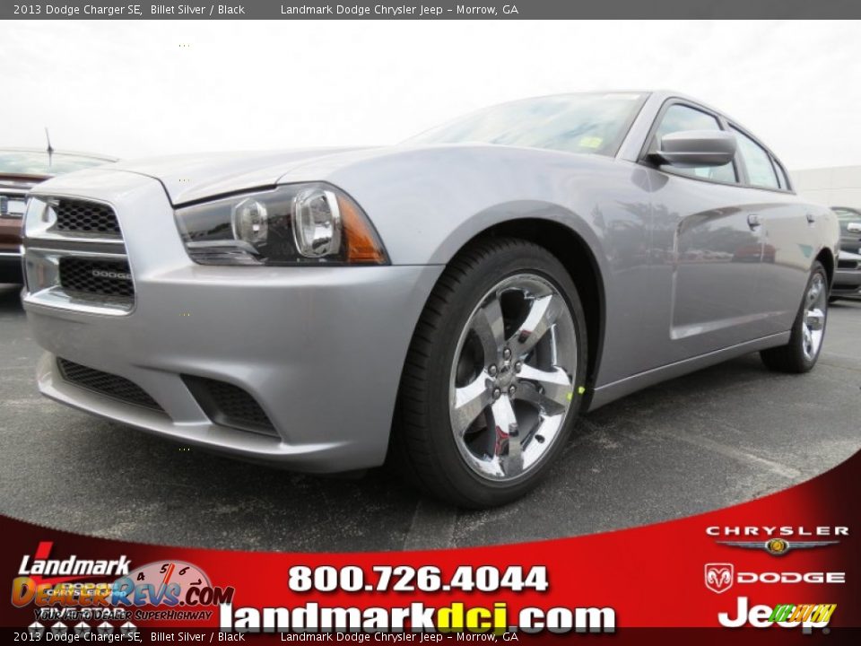 2013 Dodge Charger SE Billet Silver / Black Photo #1