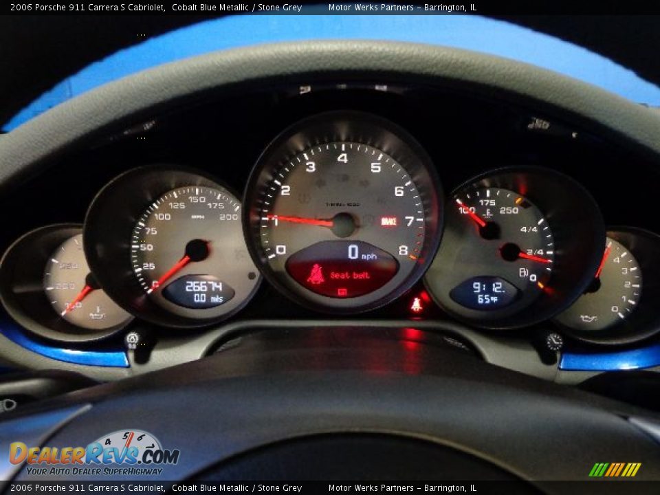 2006 Porsche 911 Carrera S Cabriolet Gauges Photo #25