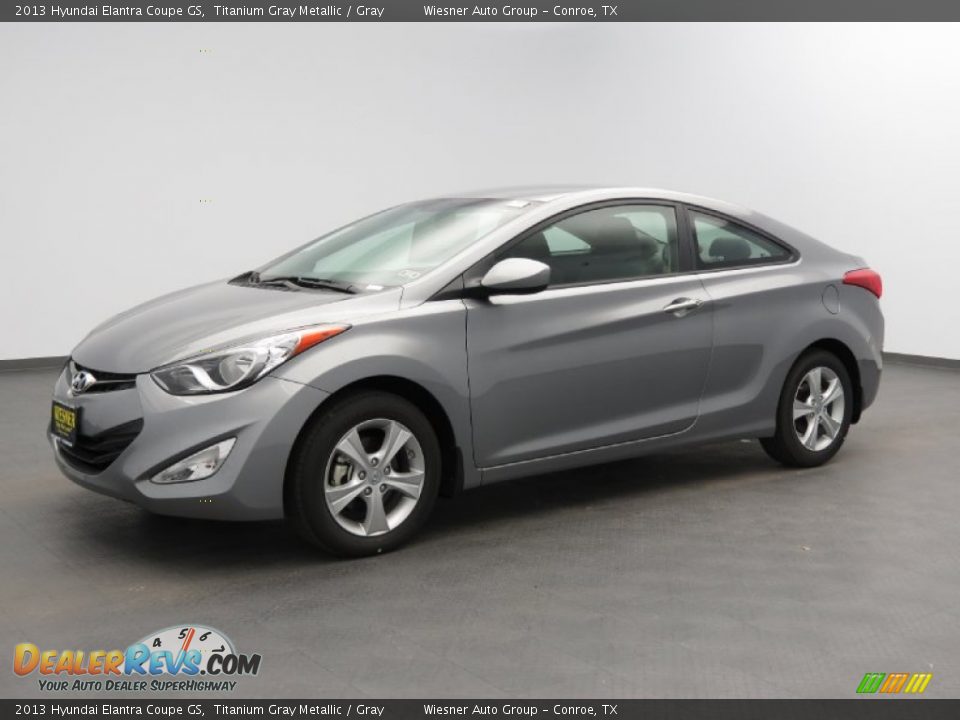 2013 Hyundai Elantra Coupe GS Titanium Gray Metallic / Gray Photo #1