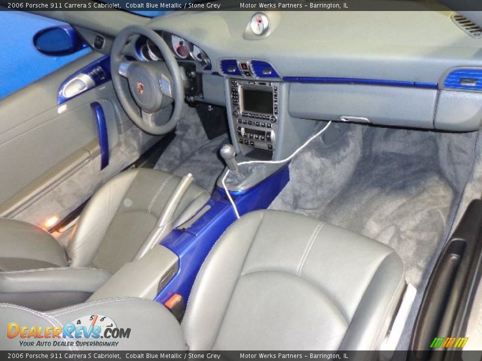 Stone Grey Interior - 2006 Porsche 911 Carrera S Cabriolet Photo #30