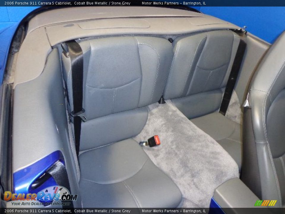 Rear Seat of 2006 Porsche 911 Carrera S Cabriolet Photo #31