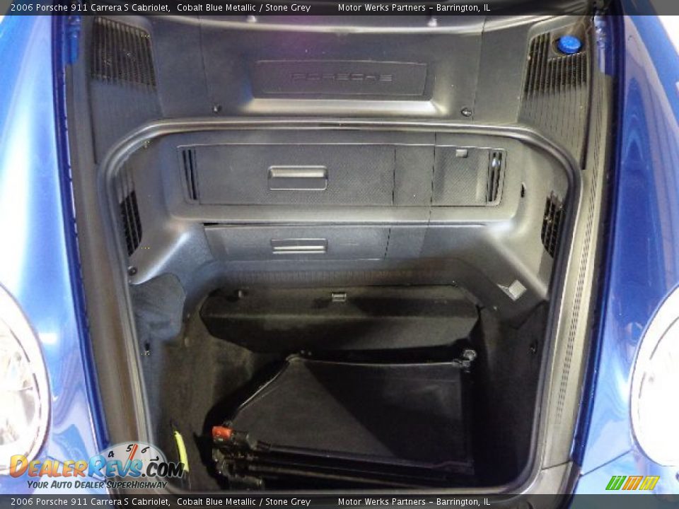 2006 Porsche 911 Carrera S Cabriolet Cobalt Blue Metallic / Stone Grey Photo #32