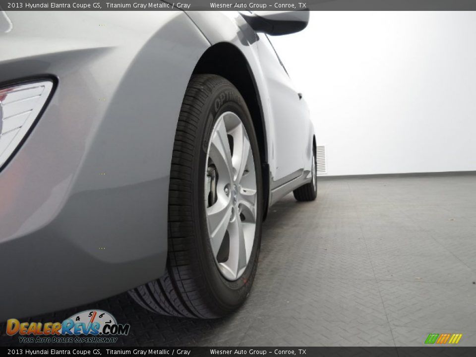 2013 Hyundai Elantra Coupe GS Titanium Gray Metallic / Gray Photo #5