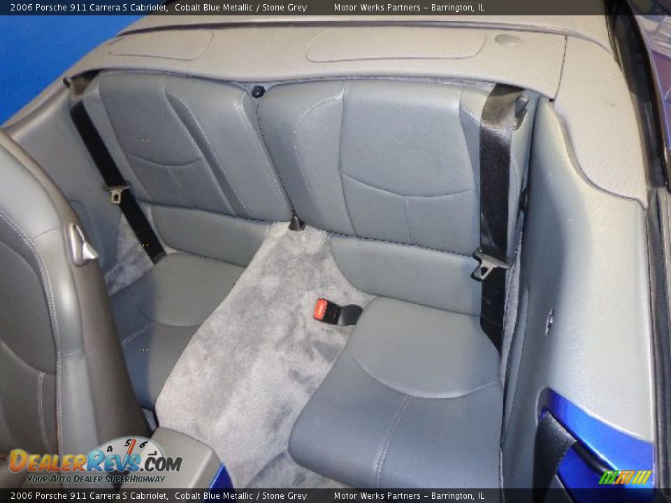 Rear Seat of 2006 Porsche 911 Carrera S Cabriolet Photo #35