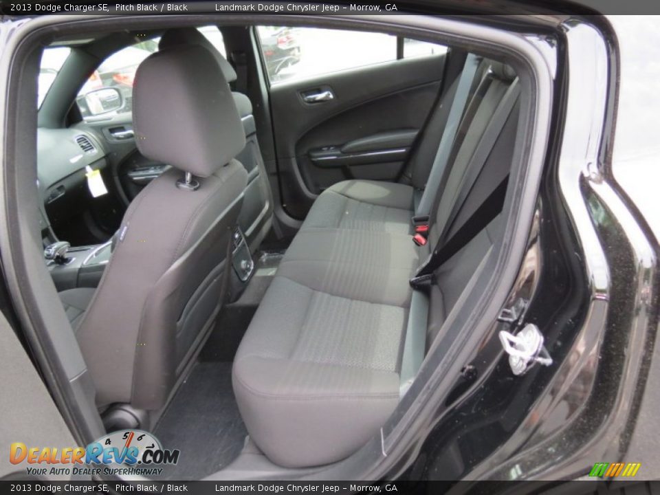 2013 Dodge Charger SE Pitch Black / Black Photo #7