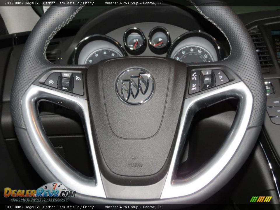 2012 Buick Regal GS Carbon Black Metallic / Ebony Photo #4