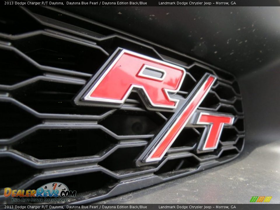 2013 Dodge Charger R/T Daytona Daytona Blue Pearl / Daytona Edition Black/Blue Photo #6