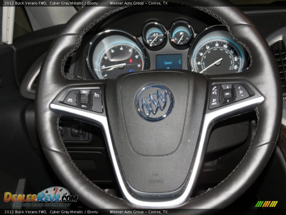 2012 Buick Verano FWD Cyber Gray Metallic / Ebony Photo #4