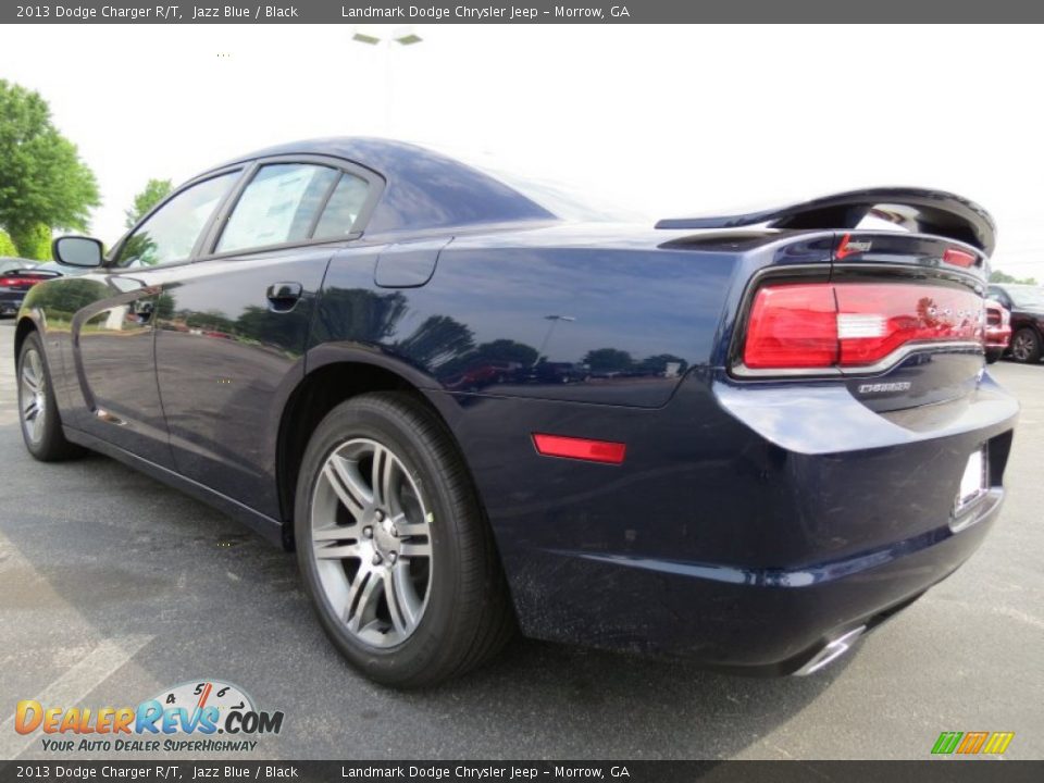 2013 Dodge Charger R/T Jazz Blue / Black Photo #2