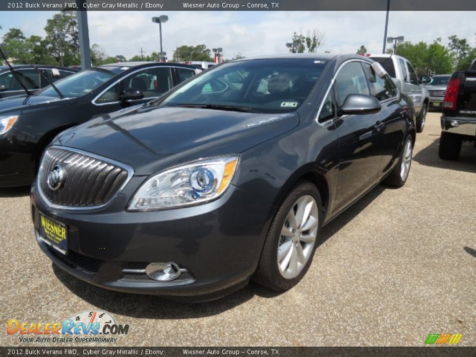 2012 Buick Verano FWD Cyber Gray Metallic / Ebony Photo #7