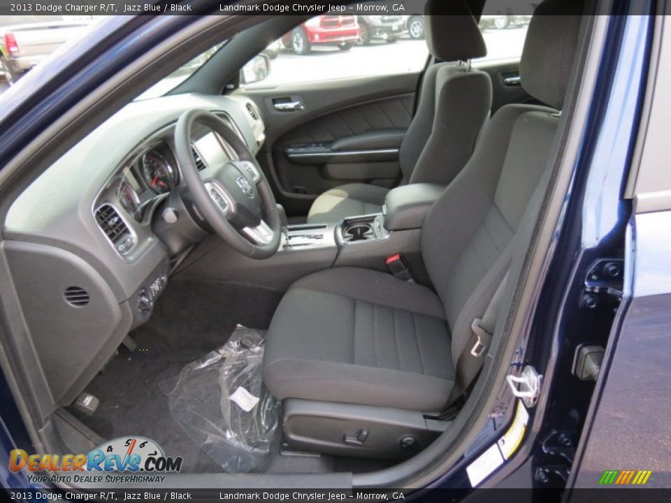 Black Interior - 2013 Dodge Charger R/T Photo #7