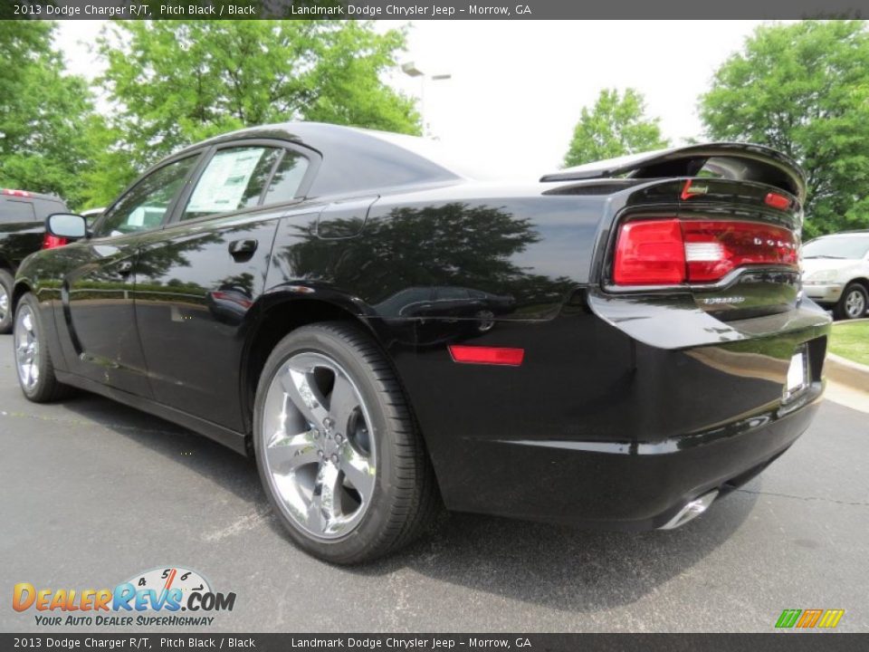 2013 Dodge Charger R/T Pitch Black / Black Photo #2