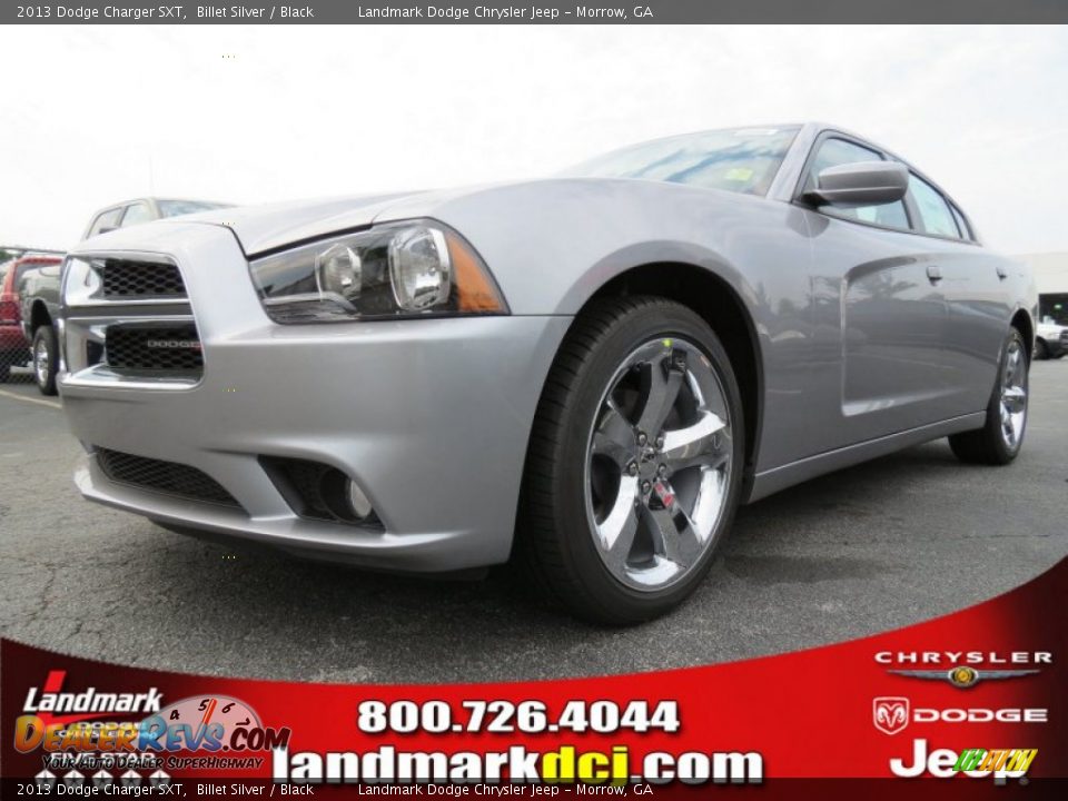 2013 Dodge Charger SXT Billet Silver / Black Photo #1