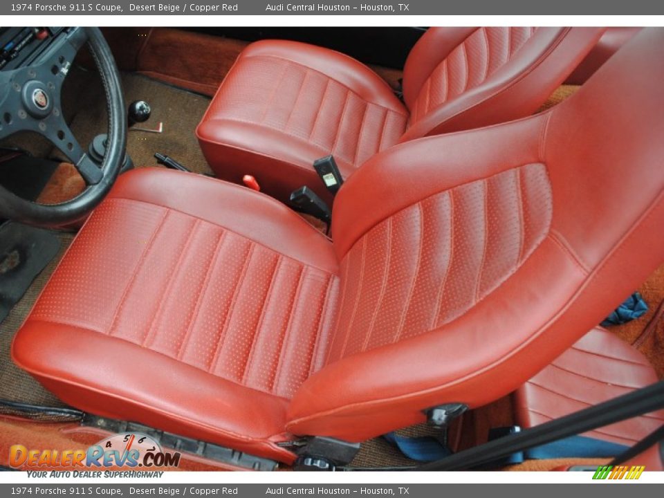 Copper Red Interior - 1974 Porsche 911 S Coupe Photo #11