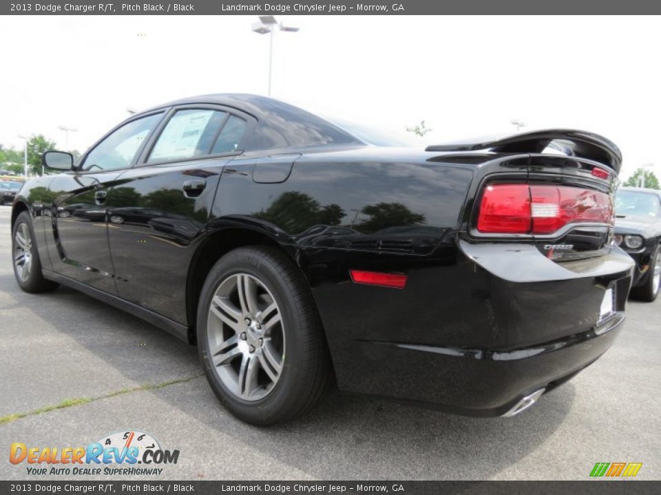 2013 Dodge Charger R/T Pitch Black / Black Photo #2