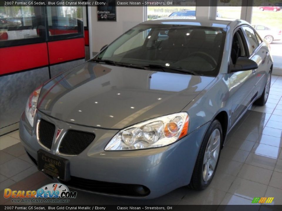 2007 Pontiac G6 Sedan Blue Gold Crystal Metallic / Ebony Photo #1