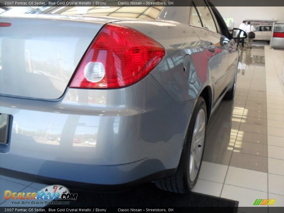 2007 Pontiac G6 Sedan Blue Gold Crystal Metallic / Ebony Photo #3