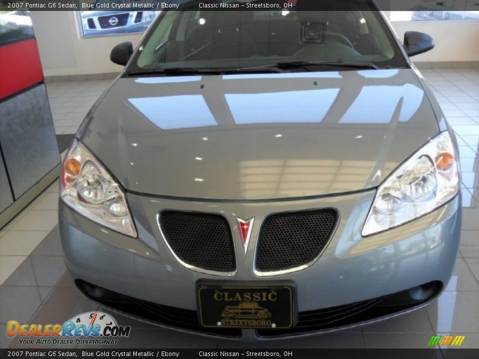 2007 Pontiac G6 Sedan Blue Gold Crystal Metallic / Ebony Photo #4