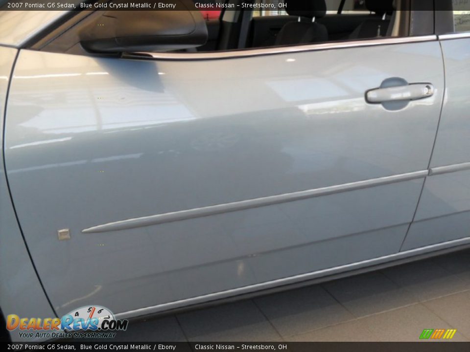 2007 Pontiac G6 Sedan Blue Gold Crystal Metallic / Ebony Photo #6