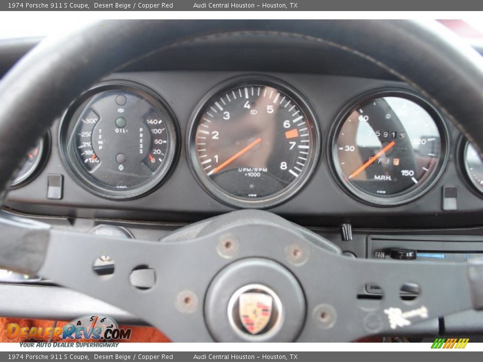 1974 Porsche 911 S Coupe Gauges Photo #26