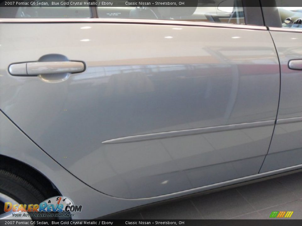 2007 Pontiac G6 Sedan Blue Gold Crystal Metallic / Ebony Photo #8