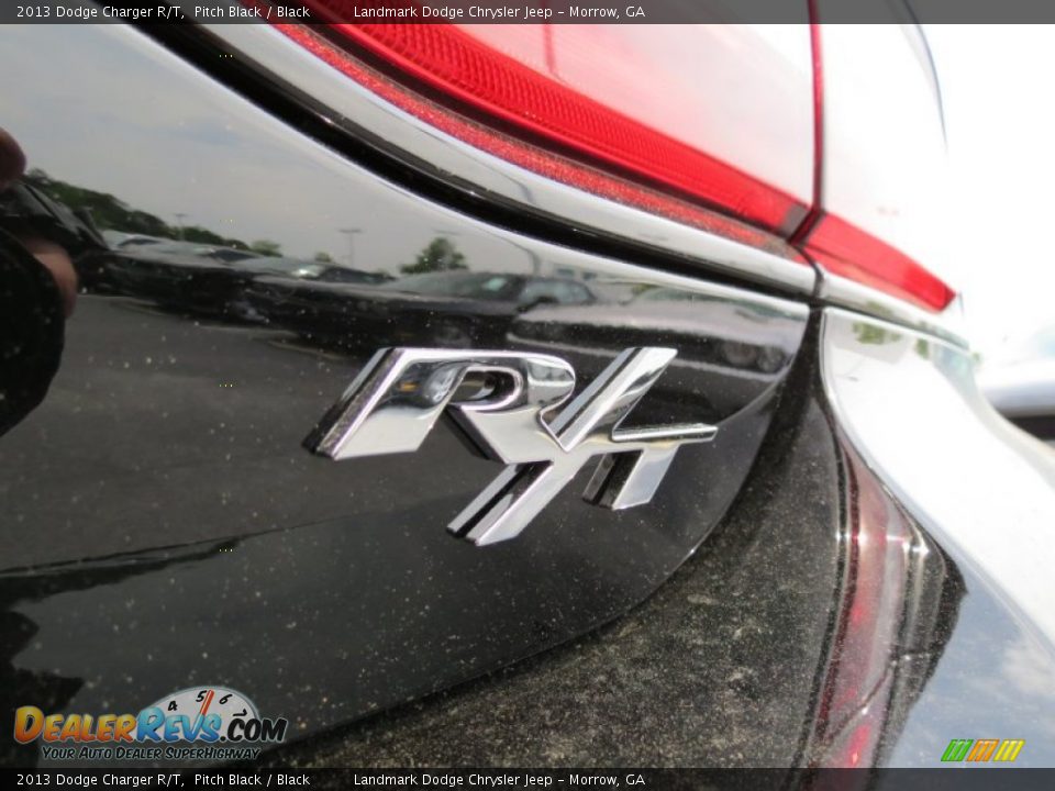 2013 Dodge Charger R/T Pitch Black / Black Photo #9