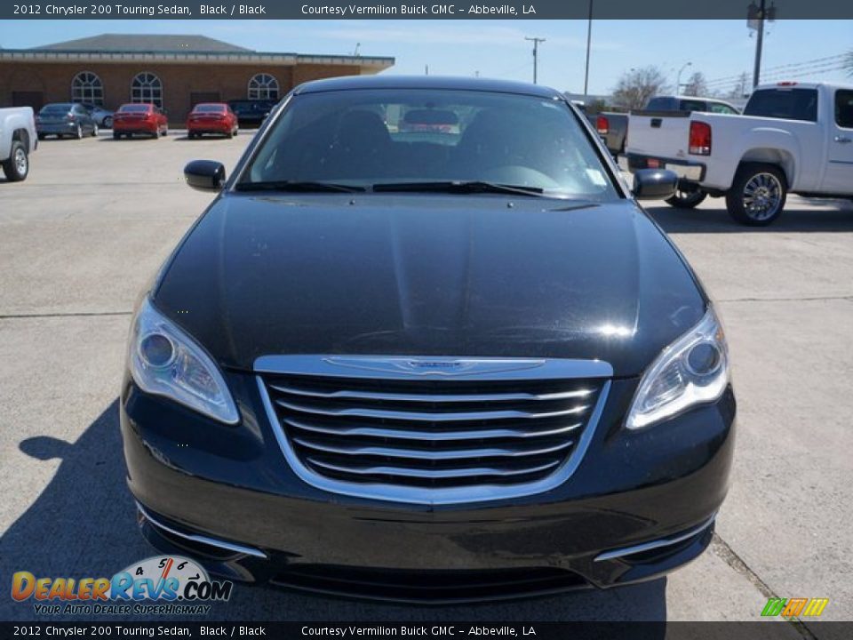2012 Chrysler 200 Touring Sedan Black / Black Photo #2