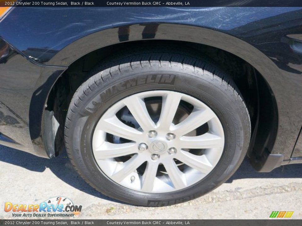 2012 Chrysler 200 Touring Sedan Black / Black Photo #4