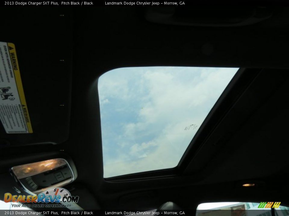 2013 Dodge Charger SXT Plus Pitch Black / Black Photo #7