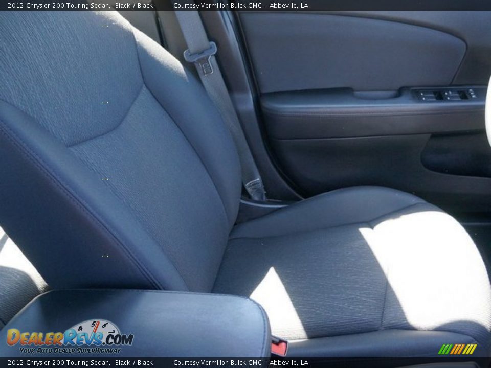 2012 Chrysler 200 Touring Sedan Black / Black Photo #10