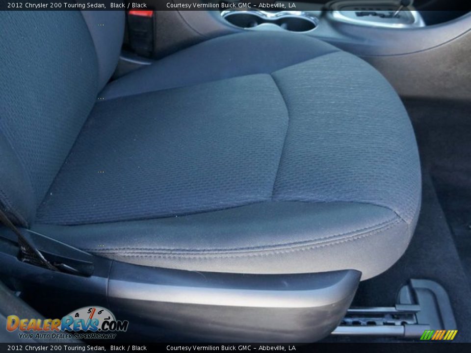 2012 Chrysler 200 Touring Sedan Black / Black Photo #11
