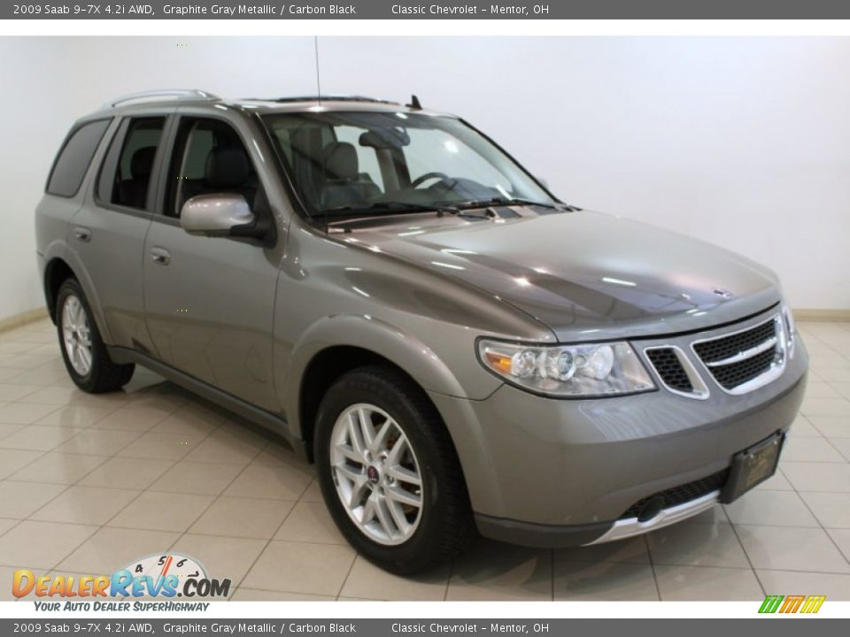 2009 Saab 9-7X 4.2i AWD Graphite Gray Metallic / Carbon Black Photo #1