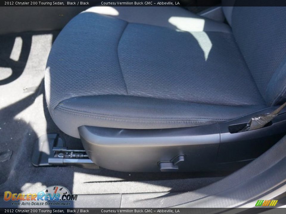 2012 Chrysler 200 Touring Sedan Black / Black Photo #15