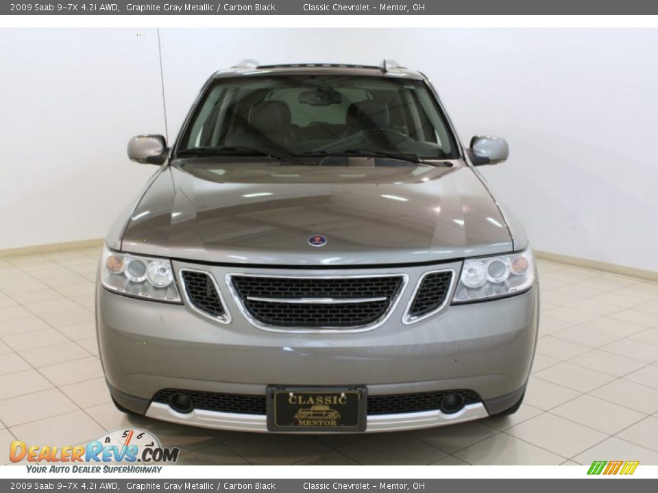 2009 Saab 9-7X 4.2i AWD Graphite Gray Metallic / Carbon Black Photo #2