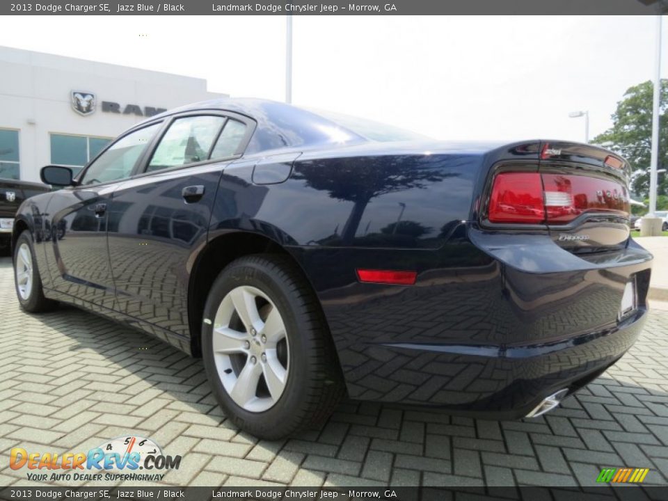 2013 Dodge Charger SE Jazz Blue / Black Photo #2