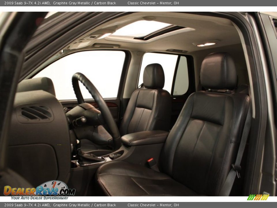 2009 Saab 9-7X 4.2i AWD Graphite Gray Metallic / Carbon Black Photo #4