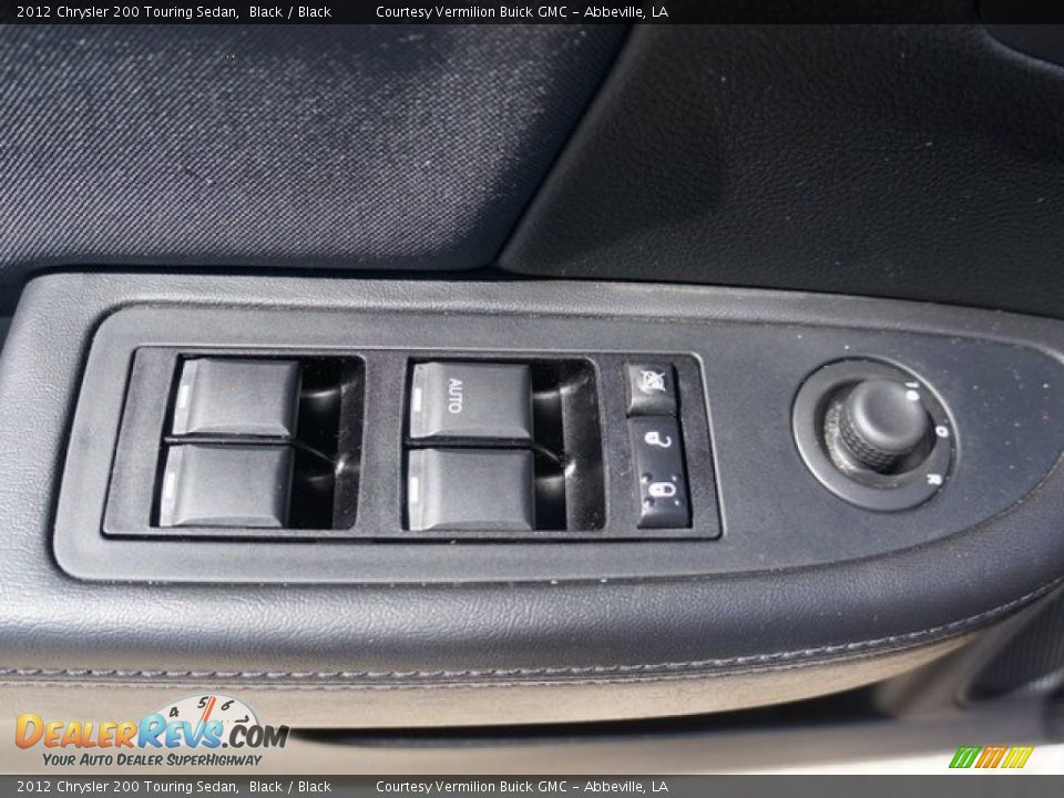 2012 Chrysler 200 Touring Sedan Black / Black Photo #18