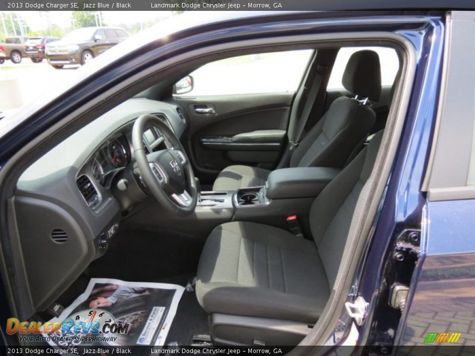 2013 Dodge Charger SE Jazz Blue / Black Photo #6