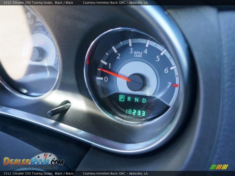 2012 Chrysler 200 Touring Sedan Black / Black Photo #21