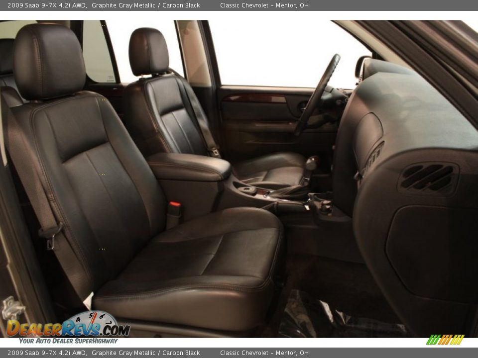 2009 Saab 9-7X 4.2i AWD Graphite Gray Metallic / Carbon Black Photo #10
