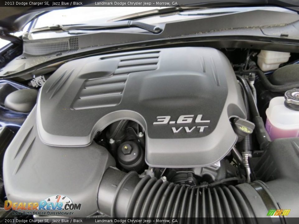 2013 Dodge Charger SE Jazz Blue / Black Photo #9