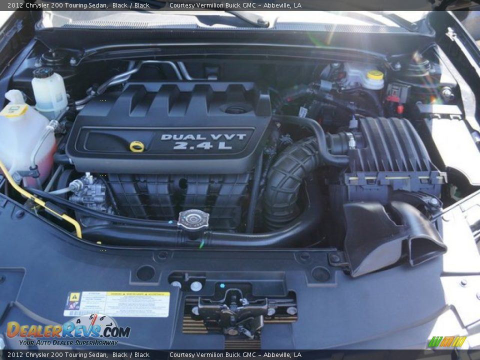 2012 Chrysler 200 Touring Sedan Black / Black Photo #25